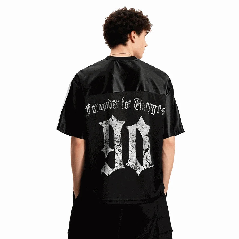 Vintage Biker Old School Training Jersey — dettaglio della stampa