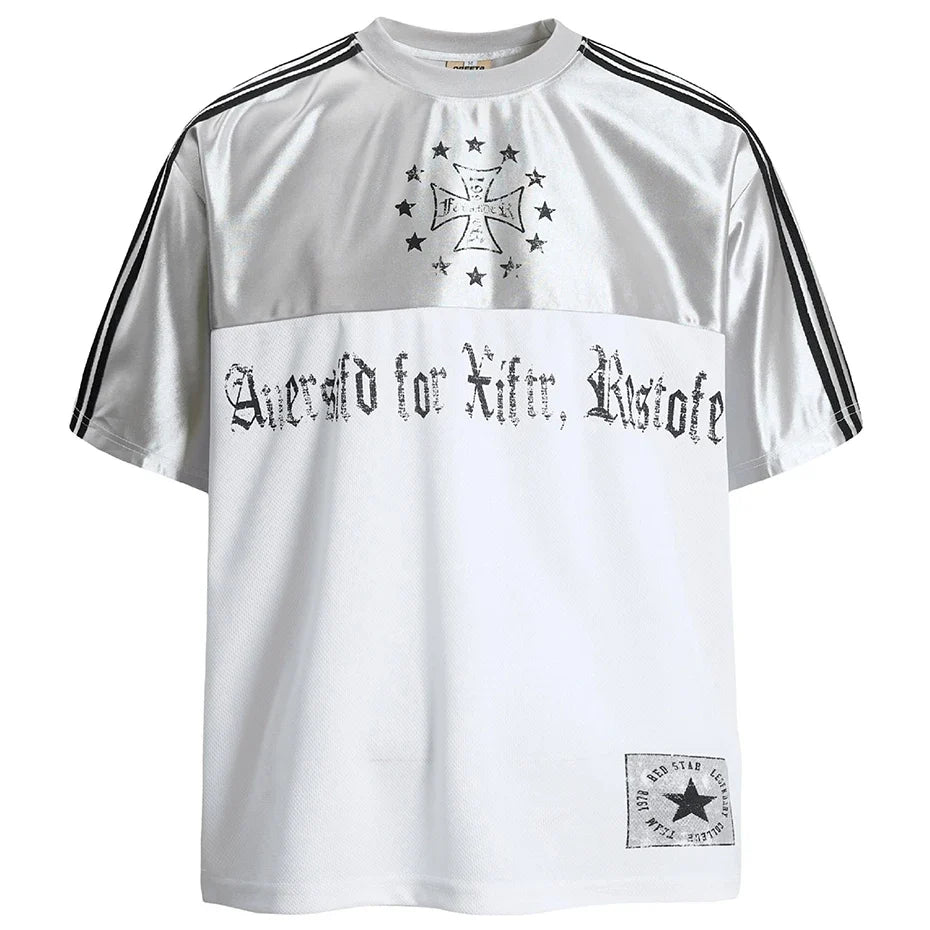 Vintage Biker Old School Training Jersey — vista frontale