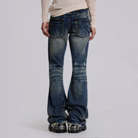 Vintage Bootcut Jeans Flared Jeans — dettaglio