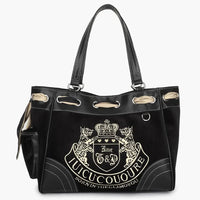 Vintage Couture Velvet Handbag — vista frontale