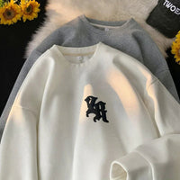 Waffle Print Sweatshirt — in alternativa