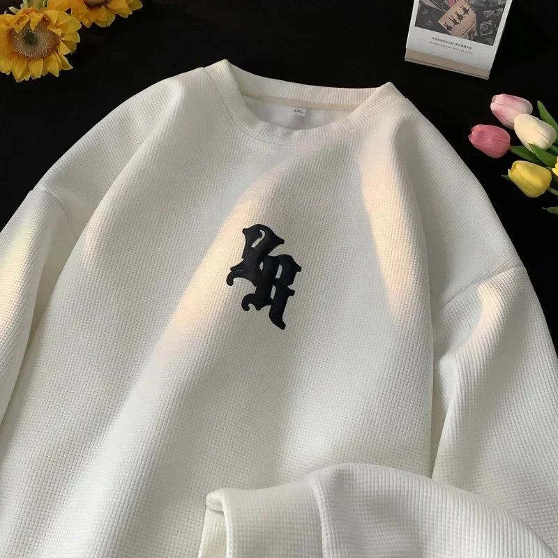 Waffle Print Sweatshirt — dettaglio