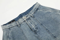 Washed Baggy Barrel Cargo Jeans — vista laterale