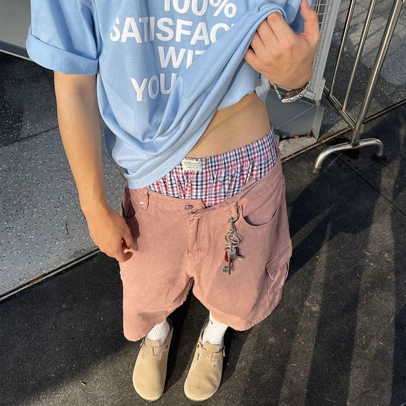 Washed Cargo Shorts — vista posteriore