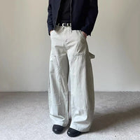 Washed Essentials Carpenter Barrel Jeans — vista laterale