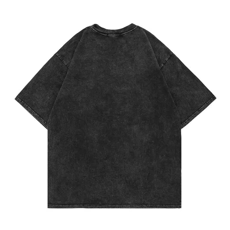 Washed Faded Graphic T Shirt — dettaglio