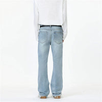 Washed Slim Fit Bootcut Denim Jeans — in alternativa