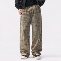 Washing Mud Contrast Colour Denim Jeans — vista frontale