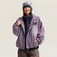Waterproof Nylon Track Cargo Windbreaker Jacket — in alternativa