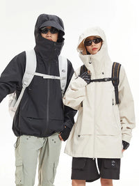 Waterproof Windbreaker Hiking Jacket Coat — dettaglio del tessuto