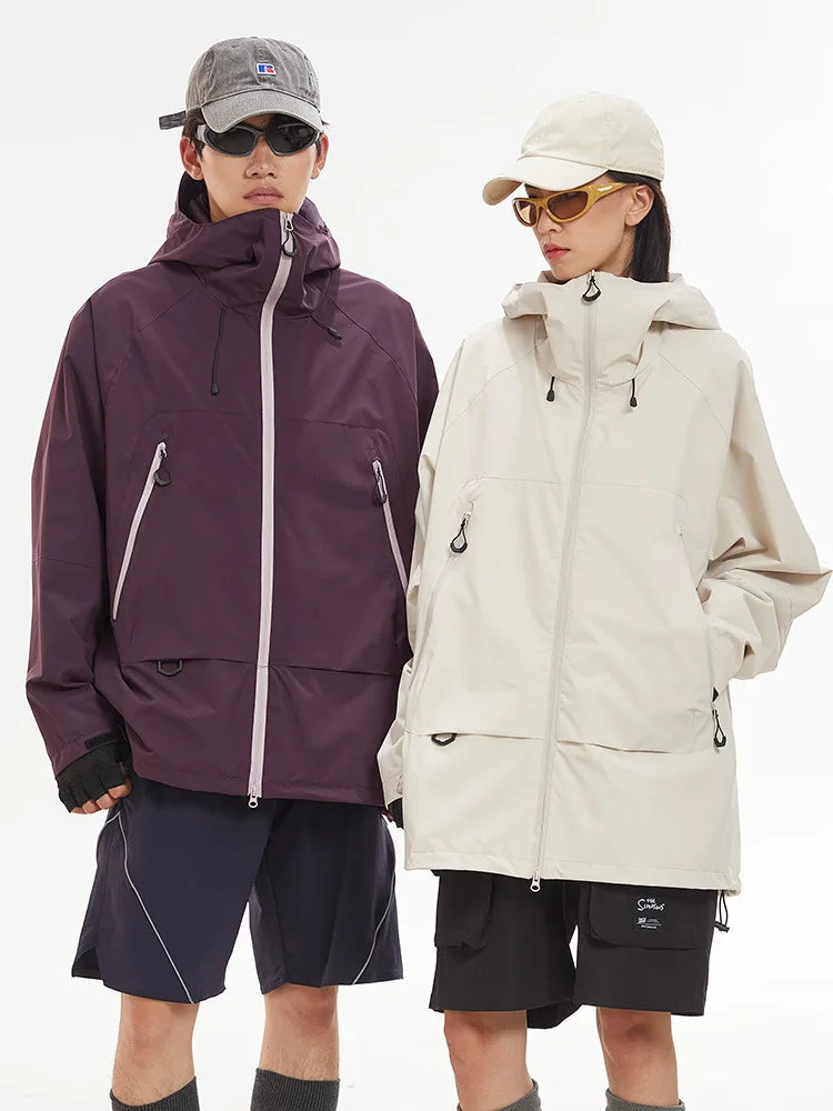 Waterproof Windbreaker Hiking Jacket Coat — vista completa