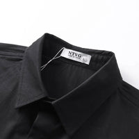 "Whats the Meaning" Graphic Print Short Sleeve Shirt — dettaglio del tessuto