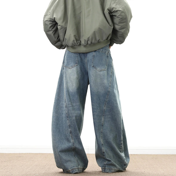Y2K Wide Leg Baggy Denim Jeans