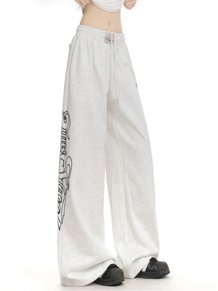 Wide Leg High Waist Sweatpants Joggers Trousers — in alternativa