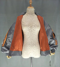 Windbreaker Coat Patch Design Jacket — vista completa