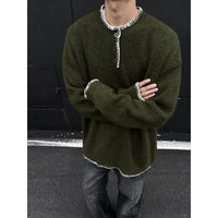 Winter Round Neck Knitted Jumper Sweater — dettaglio della stampa
