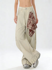 Womens Apricot Baggy Wide Leg Jeans — in alternativa