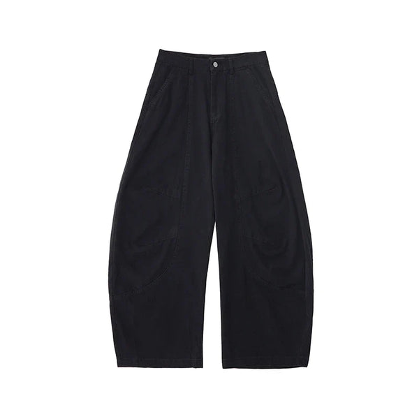 Womens Baggy Curved Barrel Jeans — vista frontale