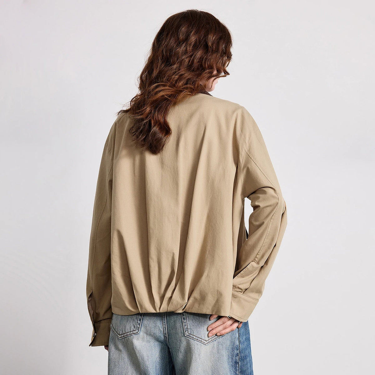 Womens Barn Style Trench Coat — dettaglio