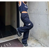 Womens Cargo Trousers — vista posteriore