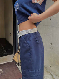 Womens Cargo Trousers — vista laterale