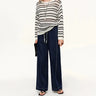 Y2K Womens Contrast Topstitching Straight Leg Jeans