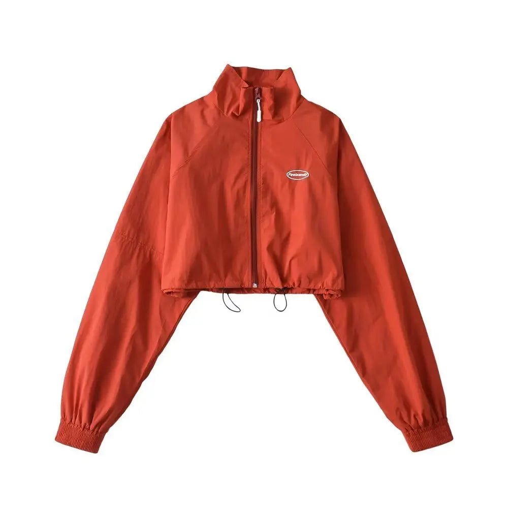Womens Cropped Athleisure Jacket — dettaglio