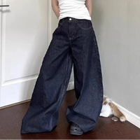 Womens Essentials Grunge Barrel Jeans — vista laterale