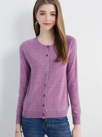 Womens Essentials Knit Cardigan Sweater — vista frontale