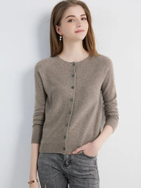 Womens Essentials Knit Cardigan Sweater — vista posteriore