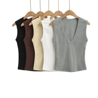 Womens Essentials Low Cut Crop Top — dettaglio del tessuto