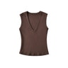 Y2K Womens Essentials Low Cut Crop Top