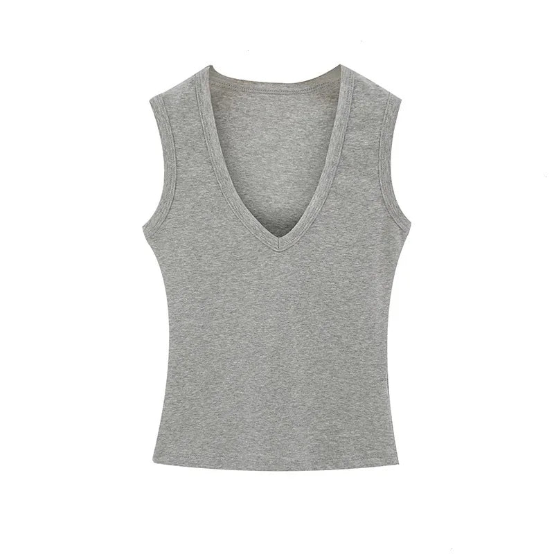 Womens Essentials Low Cut Crop Top — dettaglio della stampa
