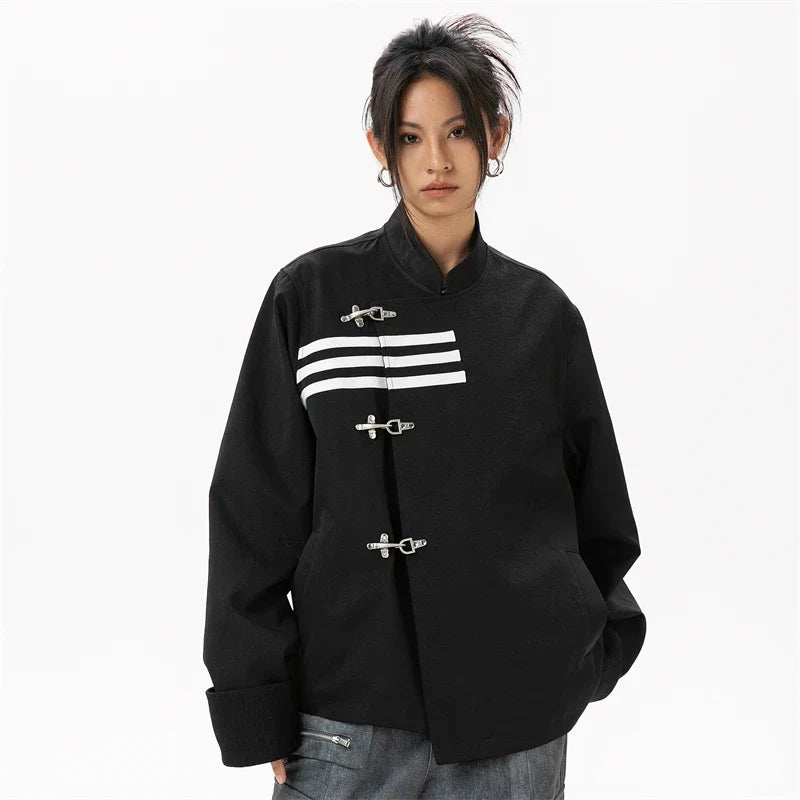 Womens Jet Clasp Blazer Jacket Coat — vista posteriore