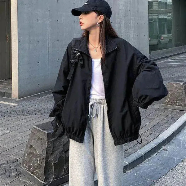Womens Oversized Jacket Coat — vista frontale