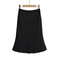 Womens Plaid Lettuce Edge Mesh Mini Skirt — vista frontale