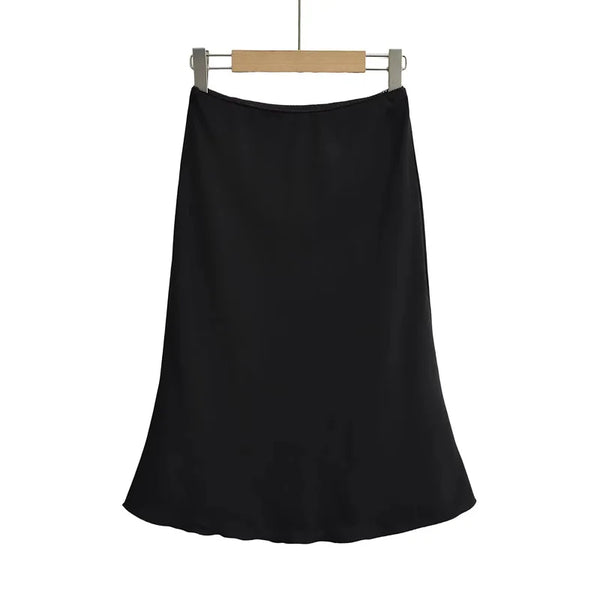Womens Plaid Lettuce Edge Mesh Mini Skirt — vista frontale