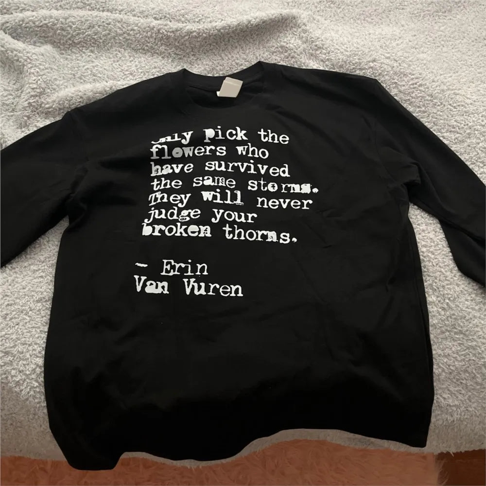 Words Of Wisdom Long Sleeve Graphic Top T Shirts — vista completa