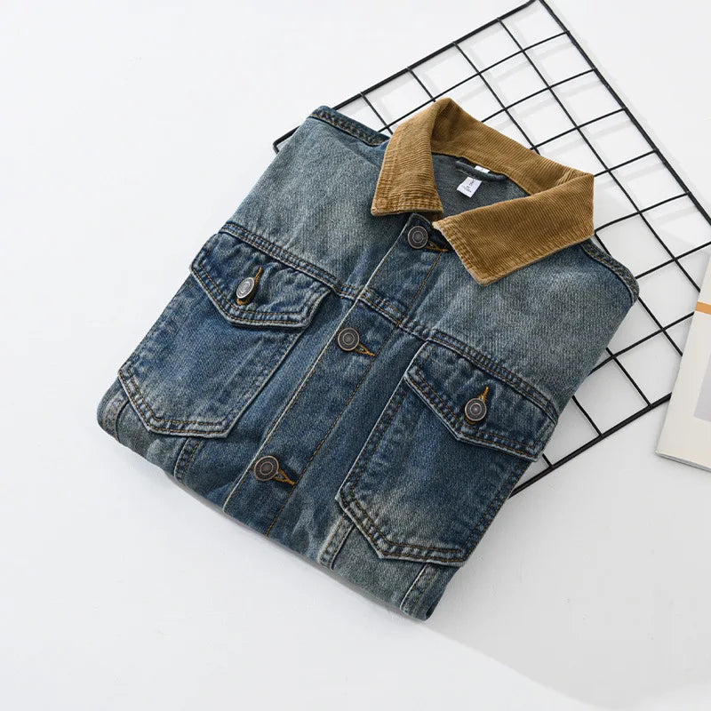 Workwear Denim Jacket — vista posteriore