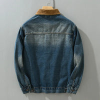 Workwear Denim Jacket — dettaglio della stampa