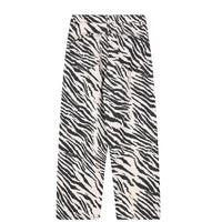 Zebra Striped Graphic Jeans — vista posteriore
