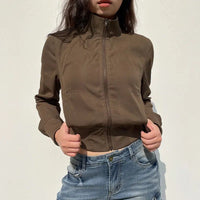 Zip Up Crop Jacket — in alternativa