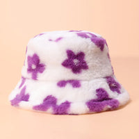 fluffy Cow Print Bucket Hat — dettaglio