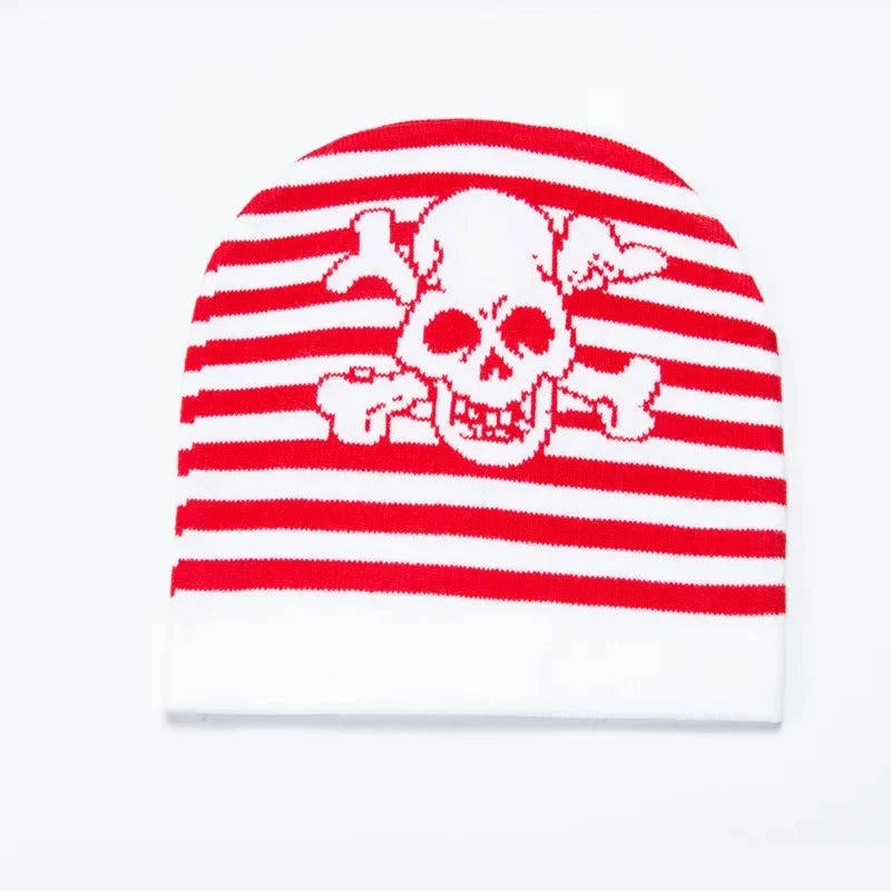 Striped Skull Beanie — in alternativa