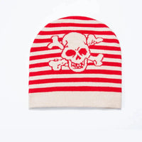 Striped Skull Beanie — dettaglio