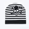 Y2k Striped Skull Beanie