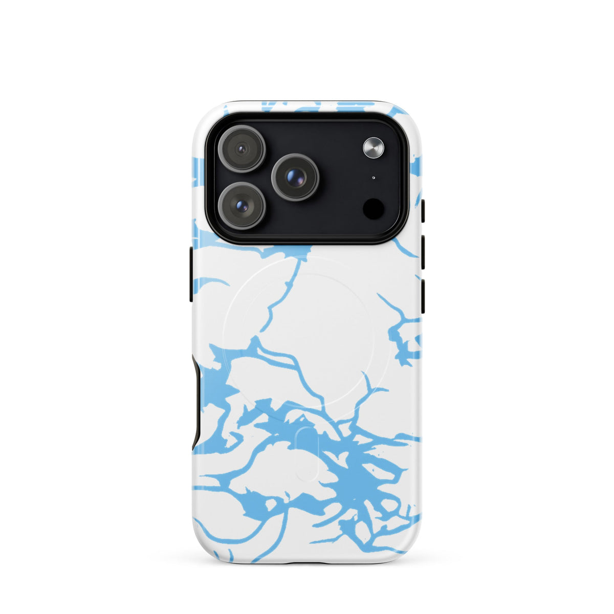 Y2K iPhone Artic Blue Camo MagSafe Case