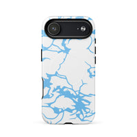 Y2K iPhone Artic Blue Camo MagSafe Case