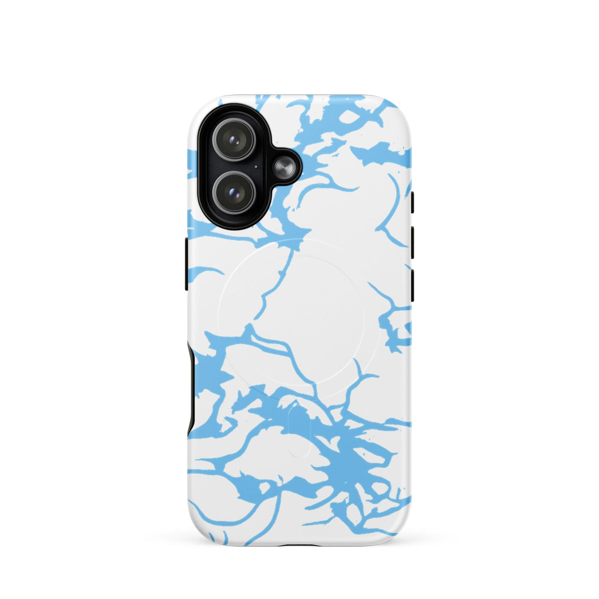 Y2K iPhone Artic Blue Camo MagSafe Case