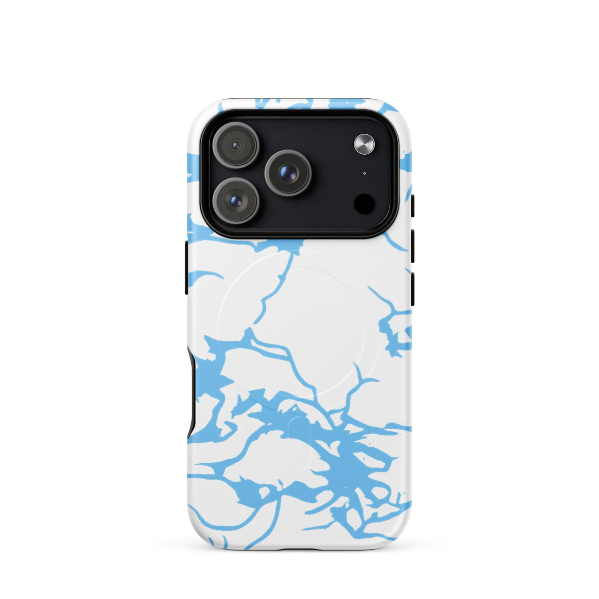 Y2K iPhone Artic Blue Camo MagSafe Case